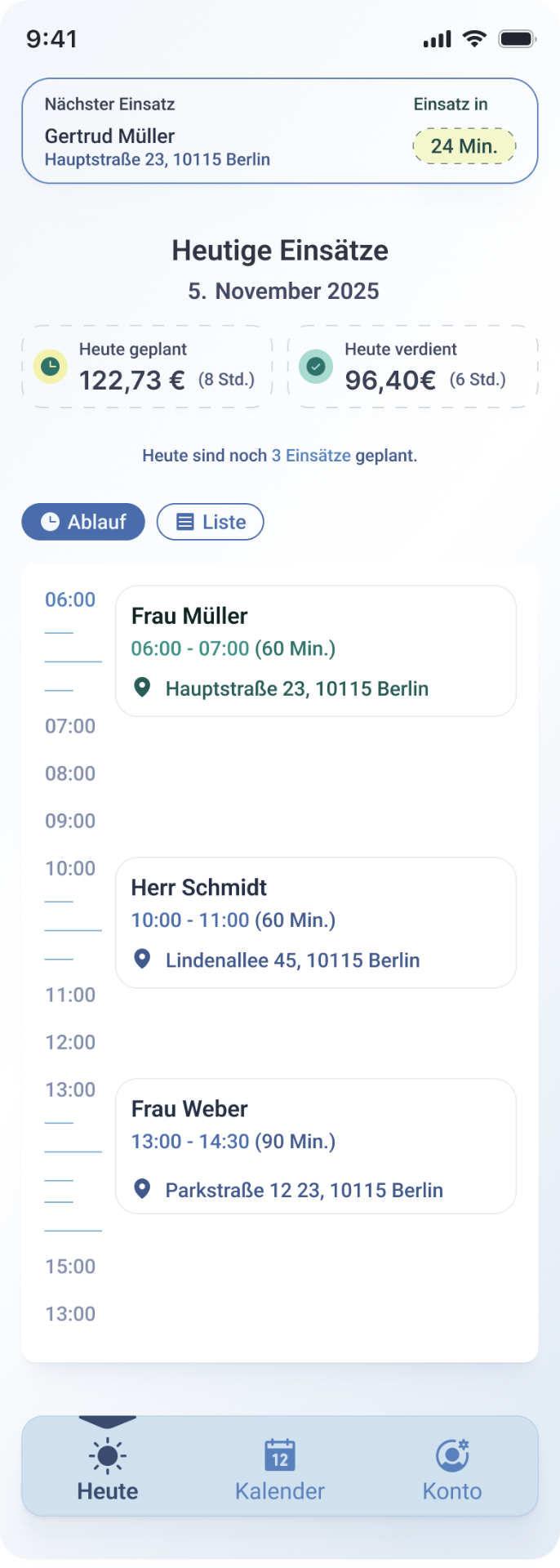 Einsatzplanung