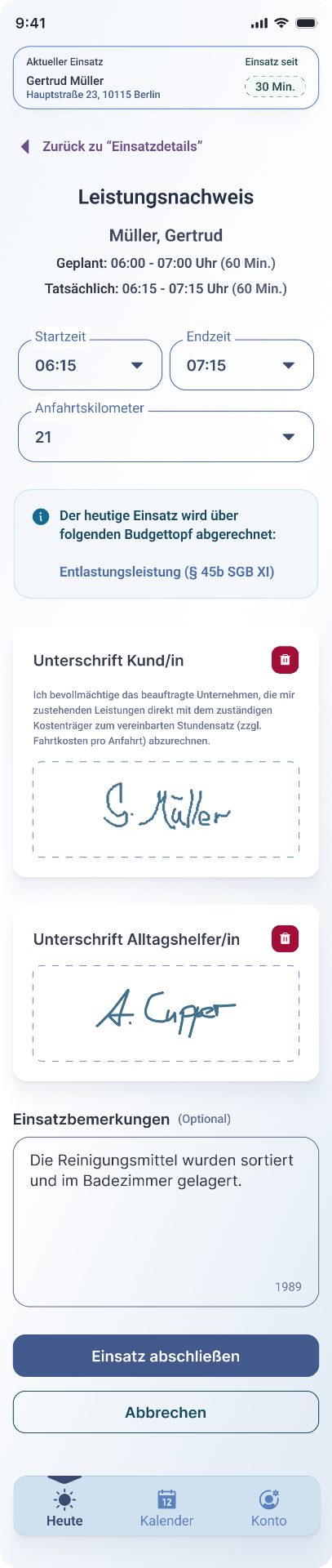 Kunden-Übersicht